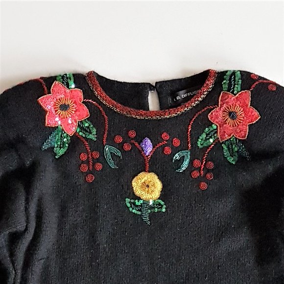 Vintage 1980s I.B. Diffusion angora blend sweater. - Picture 6 of 8